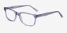 Marion Clear Purple AcetateEyeglass Frames from EyeBuyDirect, Angle View