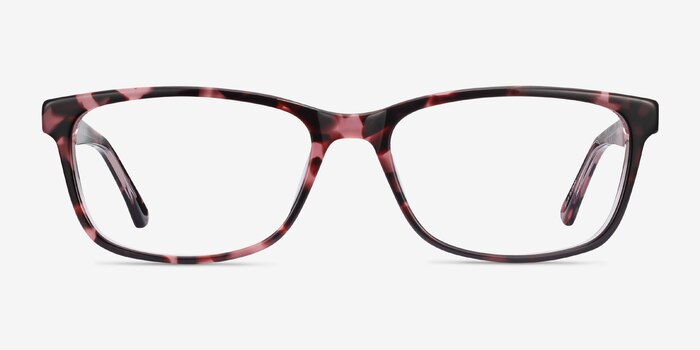 Marion Pink Tortoise Acetate Eyeglass Frames from EyeBuyDirect