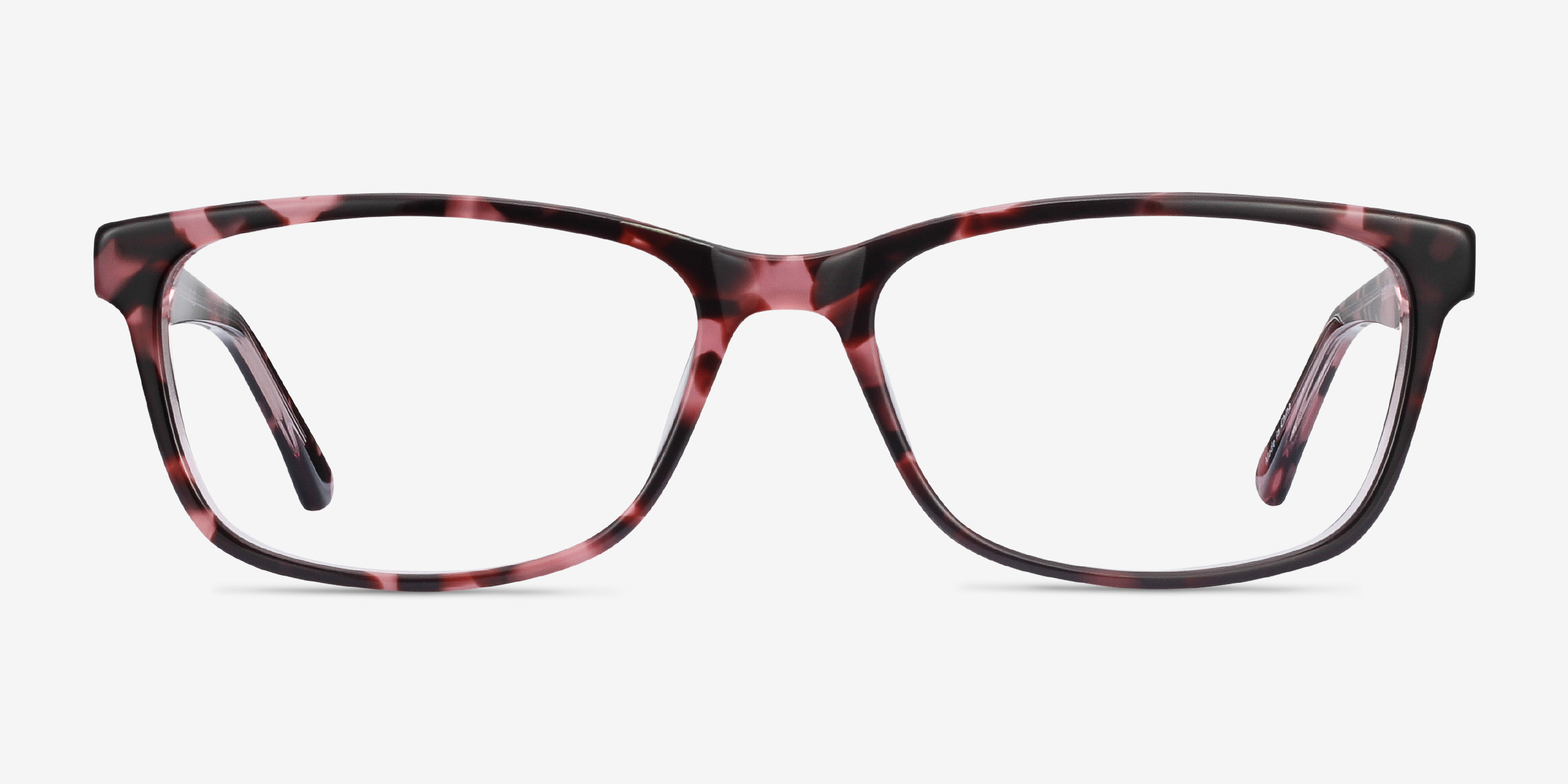 Marion Rectangle Pink Tortoise Glasses For Women Eyebuydirect Canada 