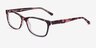 Marion Pink Tortoise AcetateEyeglass Frames from EyeBuyDirect, Angle View