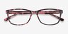 Marion Pink Tortoise AcetateEyeglass Frames from EyeBuyDirect, Closed View