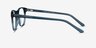 Alastor Blue AcetateEyeglass Frames from EyeBuyDirect, Side View