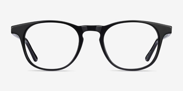 Alastor Black Acetate Eyeglass Frames