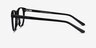 Alastor Black AcetateEyeglass Frames from EyeBuyDirect, Side View