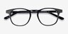Alastor Black AcetateEyeglass Frames from EyeBuyDirect, Closed View