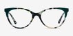 Dorset Green Tortoise AcetateEyeglass Frames from EyeBuyDirect, Front View