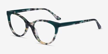 Aroma Cat Eye Tortoise Green Glasses for Women, Eyebuydirect