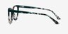 Dorset Green Tortoise AcétateMontures de lunettes de vue d'EyeBuyDirect, Vue de Côté