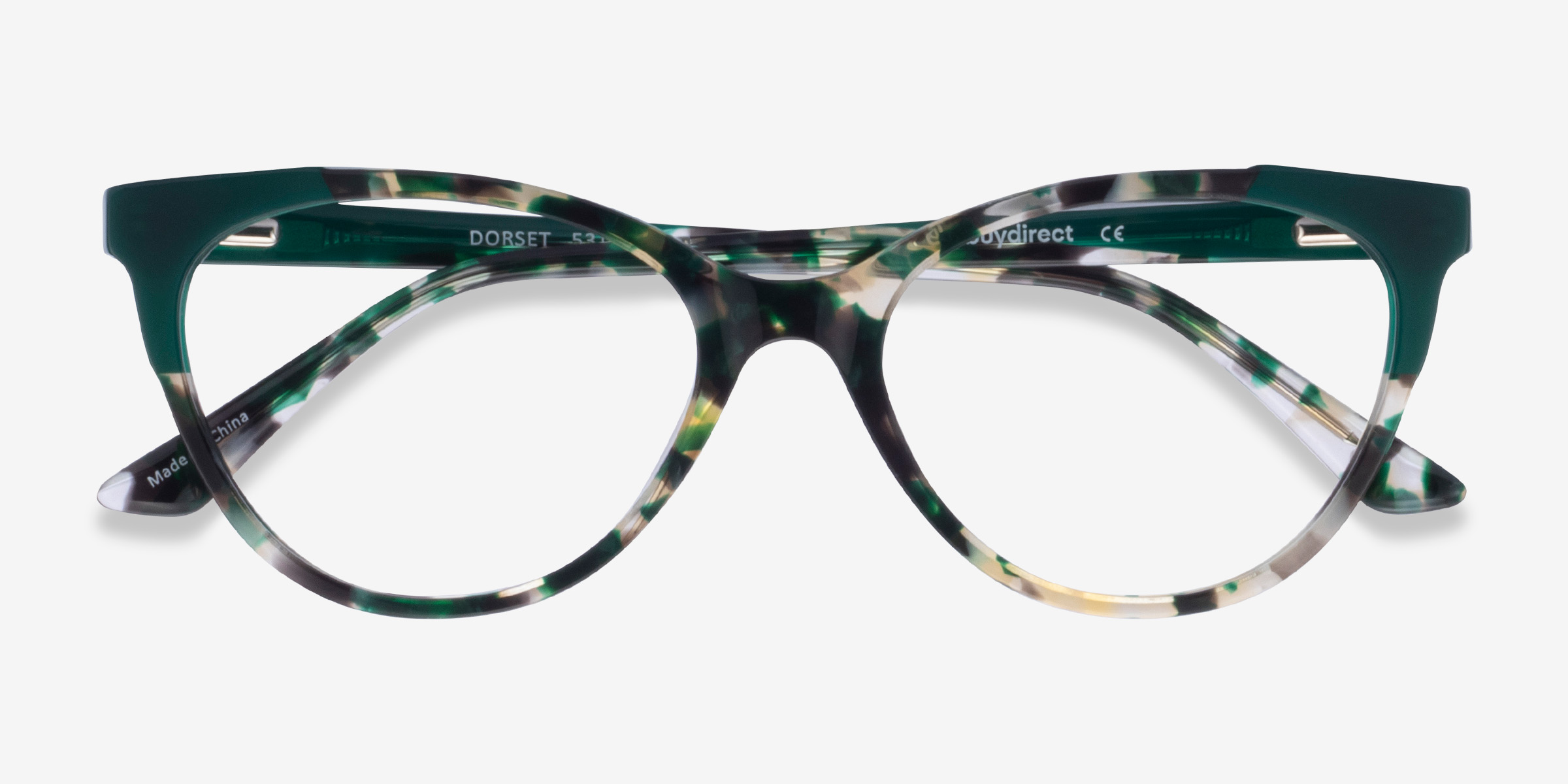 Dorset Cat Eye Green Tortoise Glasses for Women Eyebuydirect