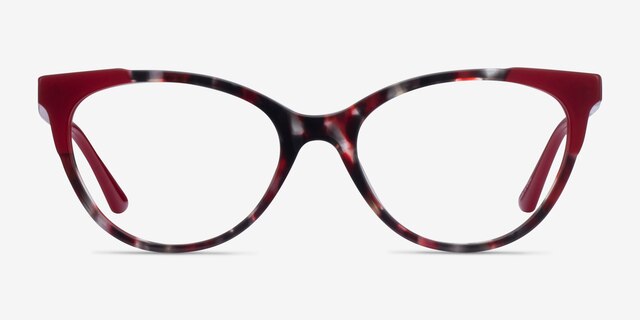 Dorset Pink Tortoise AcetateEyeglass Frames from EyeBuyDirect, Front View