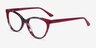 Dorset Pink Tortoise AcetateEyeglass Frames from EyeBuyDirect, Angle View