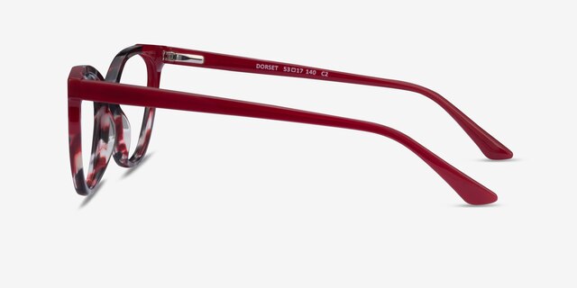 Dorset Pink Tortoise AcetateEyeglass Frames from EyeBuyDirect, Side View