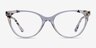 Dorset Clear Tortoise AcetateEyeglass Frames from EyeBuyDirect, Front View