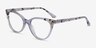 Dorset Clear Tortoise AcetateEyeglass Frames from EyeBuyDirect, Angle View