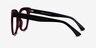 Unique Burgundy & Black AcetateEyeglass Frames from EyeBuyDirect, Side View