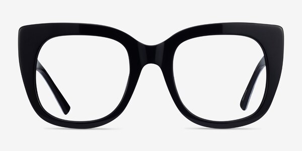 Unique Black & Panther Acétate Montures de lunettes de vue