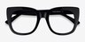 Unique Black & Panther AcetateEyeglass Frames from EyeBuyDirect, Closed View