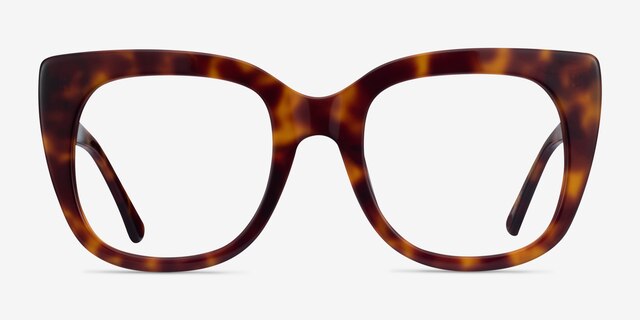 Unique Tortoise AcetateEyeglass Frames from EyeBuyDirect, Front View