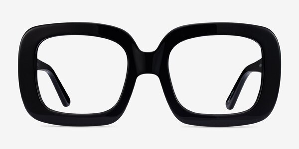 Gloria Black Acetate Eyeglass Frames