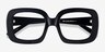 Gloria Black AcetateEyeglass Frames from EyeBuyDirect, Closed View