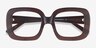 Gloria Brown AcetateEyeglass Frames from EyeBuyDirect, Closed View