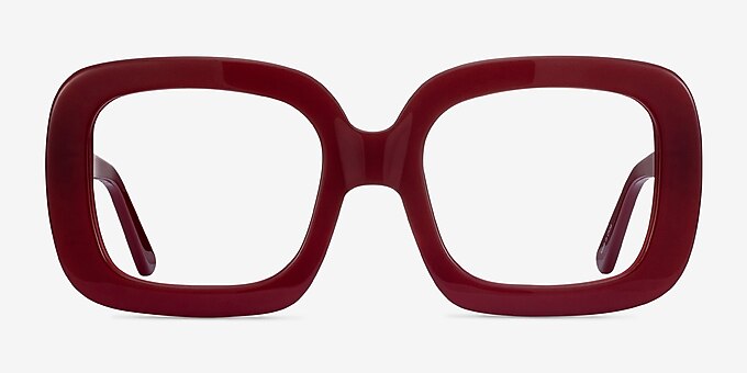 Gloria Burgundy Acetate Eyeglass Frames