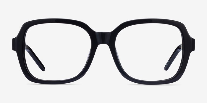 Renee Black Acetate Eyeglass Frames from EyeBuyDirect