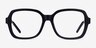 Renee Noir AcétateMontures de lunettes de vue d'EyeBuyDirect, Vue de Face