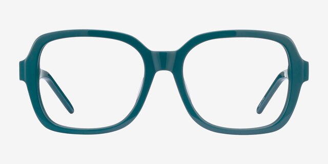 Renee Teal AcetateEyeglass Frames from EyeBuyDirect, Front View