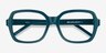 Renee Teal AcetateEyeglass Frames from EyeBuyDirect, Closed View