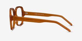 Renee Mellow Yellow Acétate Montures de lunettes de vue d'EyeBuyDirect, Vue de Côté