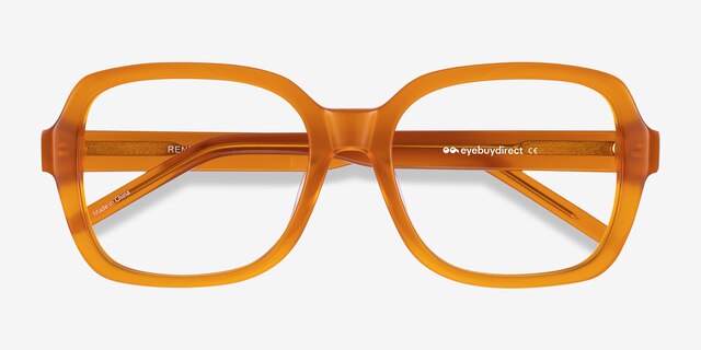 Renee Mellow Yellow AcetateEyeglass Frames from EyeBuyDirect, Closed View