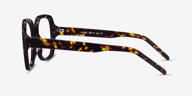 Renee Tortoise AcetateEyeglass Frames from EyeBuyDirect, Side View