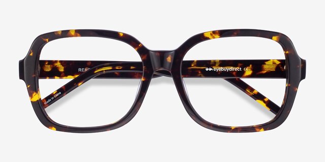 Renee Tortoise AcetateEyeglass Frames from EyeBuyDirect, Closed View