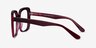 Heather Burgundy AcetateEyeglass Frames from EyeBuyDirect, Side View