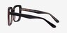 Heather Dark Coffee AcetateEyeglass Frames from EyeBuyDirect, Side View