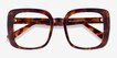 Heather Tortoise AcetateEyeglass Frames from EyeBuyDirect, Closed View