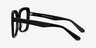 Heather Noir AcétateMontures de lunettes de vue d'EyeBuyDirect, Vue de Côté