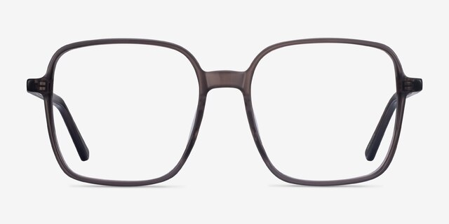 Sixto Gray AcetateEyeglass Frames from EyeBuyDirect, Front View
