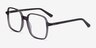Sixto Gray AcetateEyeglass Frames from EyeBuyDirect, Angle View