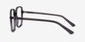 Sixto Gray AcetateEyeglass Frames from EyeBuyDirect, Side View