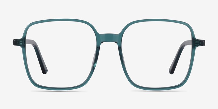 Sixto Teal Acetate Eyeglass Frames from EyeBuyDirect