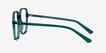 Sixto Teal AcetateEyeglass Frames from EyeBuyDirect, Side View