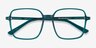 Sixto Teal AcetateEyeglass Frames from EyeBuyDirect, Closed View