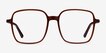Sixto Coffee AcetateEyeglass Frames from EyeBuyDirect, Front View
