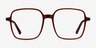 Sixto Coffee AcetateEyeglass Frames from EyeBuyDirect, Front View