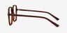 Sixto Coffee AcetateEyeglass Frames from EyeBuyDirect, Side View