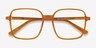 Sixto Mellow Yellow AcetateEyeglass Frames from EyeBuyDirect, Closed View