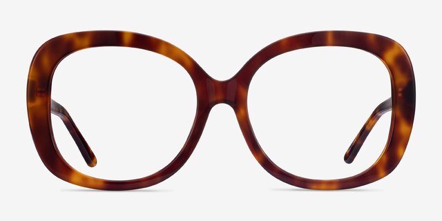 Pamela Tortoise AcetateEyeglass Frames from EyeBuyDirect, Front View