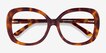 Pamela Tortoise AcetateEyeglass Frames from EyeBuyDirect, Closed View
